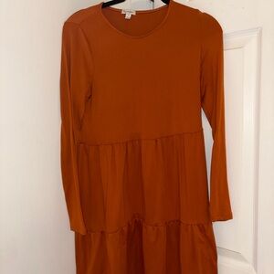 Love, Fire Rust Long Sleeve Top